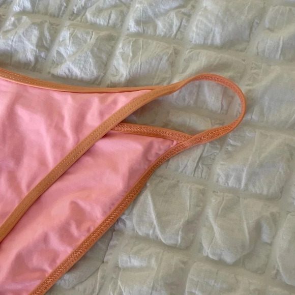L*Space Tommy pink high waisted bikini bottom - Picture 5 of 9